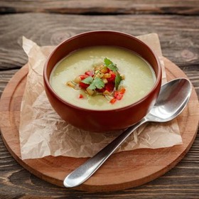 Крем-суп из кабачков - Фото