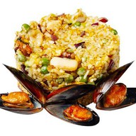 Рис с морепродуктами карри Фото