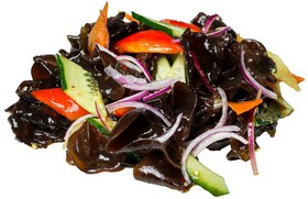 Салат из черного гриба - Фото