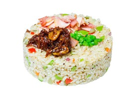Wok рис с беконом в ХО соусе - Фото
