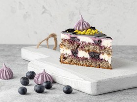 Маково-черничный десерт - Фото