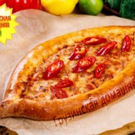Пицца восточная с фаршем и жгучим перцем Фото