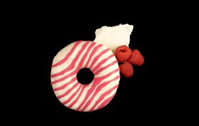 Пончик с двойной начинкой Малина - Фото
