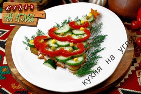 Ёлочка салат - Фото