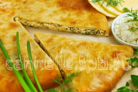 Осетинский пирог с сыром и картофелем - Фото