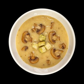 Сливочный крем-суп с шампиньонами - Фото