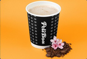 Кофе латте цветы сакуры - Фото