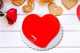 Муссовый торт сердце - Фото