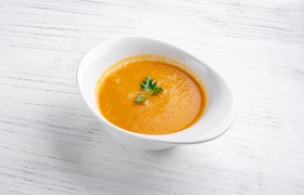 Крем-суп томатный с цуккини - Фото