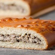 Пирог с курой и грибами Фото