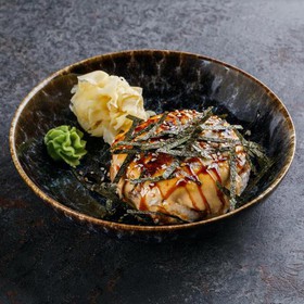 Рис запеченный с лососем - Фото