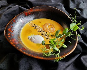 Тыквенный крем-суп - Фото