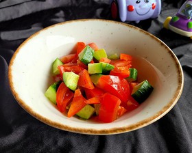 Детский салат из овощей - Фото