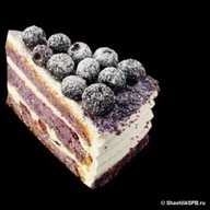Черничное пирожное лавандовое настроение Фото