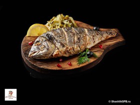 Шашлык из рыбы дорадо - Фото