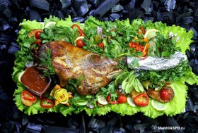 Ножка ягненка в тандыре - Фото