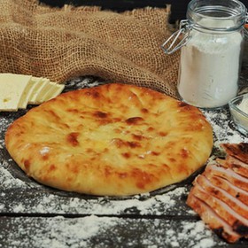 Пирог с сыром и шпинатом - Фото