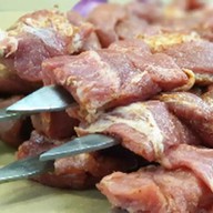 Шашлык из свиной шеи (маринованный) Фото