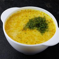 Английский суп с плавленым сыром Фото
