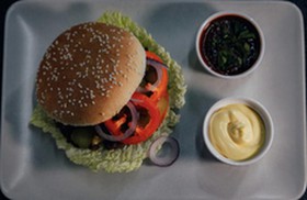 Гамбургер королевский двойная котлета - Фото