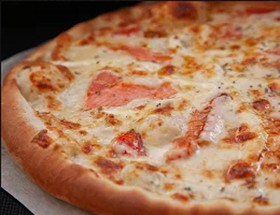 Нежный лосось пицца - Фото