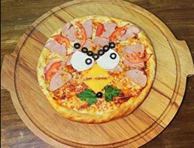 Детская пицца angry birds - Фото