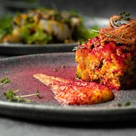 Салат с булгуром и говяжьим сердцем Фото