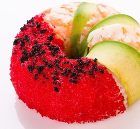 Суши-пончик со снежным крабом - Фото