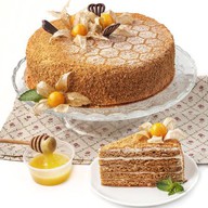 Медовик со сметанным кремом торт Фото