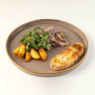 Картофель с сельдью Фото
