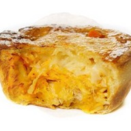 Пирог цыплёнок в сырном соусе Фото