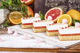 Торт Пастель-грейпфрут - Фото