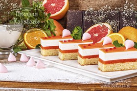 Торт Пастель-апельсин - Фото