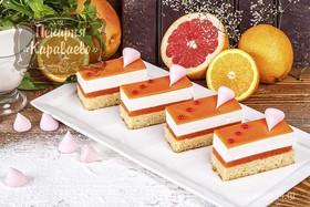 Пирожное Пастель-апельсин - Фото