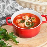 Суп с морепродуктами Фото