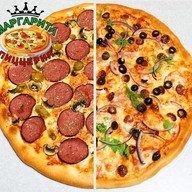 Пицца 2 начинки Фото