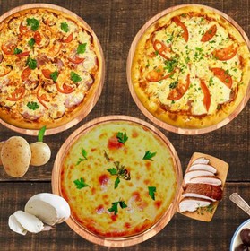 Комбо-набор 2 пиццы+1 пирог - Фото