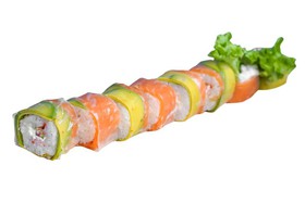 Авокадо с лососем с соусом майо - Фото