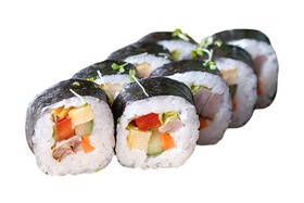 Мегаролл кипбал с говядиной - Фото