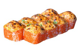 Ролл запеченный под моцареллой - Фото