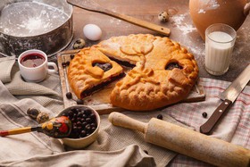 Пирог со смородиной - Фото