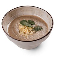 Грибной крем-суп с копченым сулугуни Фото
