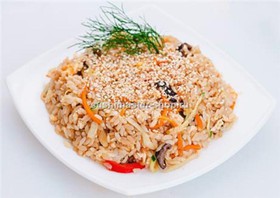 Теппаньяки рис с овощами - Фото