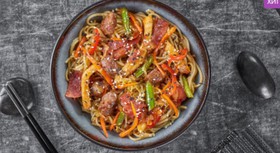 Вок курица терияки - Фото