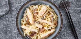 Вок курица в сливках - Фото