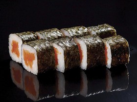 Мини ролл с лососем - Фото