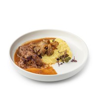 Говяжьи щёчки с пюре Фото