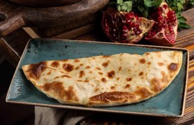 Кутаб с сыром и кинзой - Фото