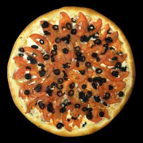 Пицца с горбушей (двойная начинка) - Фото