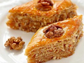 Пахлава в виде ромбика - Фото